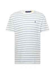 T-Shirt hellblau / wei