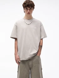 Pull&Bear T-Shirt Stein/Weiß