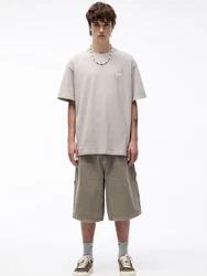 Pull&Bear T-Shirt Stein/Weiß