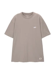 Pull&Bear T-Shirt Stein/Weiß