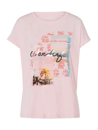 Tričko světlemodrá / zelená / humrová / růžová