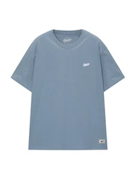 T-Shirt hellblau / wei