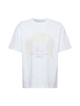 WEEKDAY T-Shirt gelb/lila/mauve/weiß