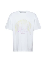 T-Shirt gelb / lila / mauve / wei