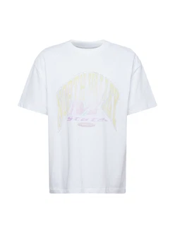 WEEKDAY T-Shirt gelb/lila/mauve/weiß