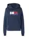 Tommy Jeans Majica  marine / rdeča / bela