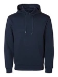 SELECTED HOMME Sweatshirt Hoodie SLHEMANUEL SOFT HOOD SWEAT nachtblau