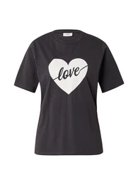 Tričko 'JDYANEMONE' černá / bílá