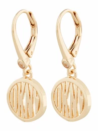 DKNY Náušnice zlatá / průhledná