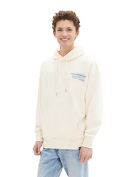 TOM TAILOR Denim Sweatshirt enzian/pastellblau/wollwei