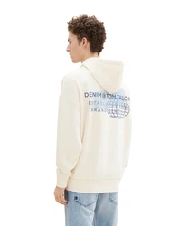 TOM TAILOR Denim Sweatshirt enzian/pastellblau/wollwei
