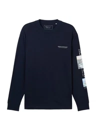 Shirt navy / hellblau / hellgrau / wei