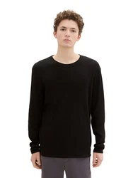 TOM TAILOR Pullover schwarz