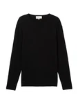 TOM TAILOR Pullover schwarz