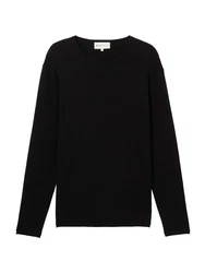 TOM TAILOR Pullover schwarz