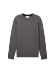 TOM TAILOR DENIM Pullover anthrazit/schwarz TOM TAILOR DENIM Pullover anthrazit/schwarz