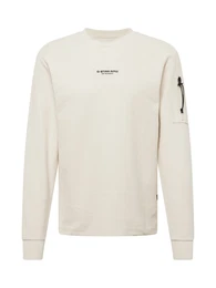 G-STAR Shirt 'Tweeter' ecru / schwarz