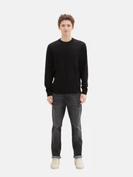 TOM TAILOR DENIM Pullover Schwarz/Schwarz/Schwarz/Schwarz/Schwarz/Schwarz/Schwarz/Schwarz/Schwarz/Schwarz/Schwarz/Schwarz