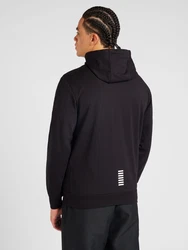 EA7 Emporio Armani Sweatjacke schwarz/offwhite