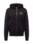 EA7 Emporio Armani Sweatjacke schwarz/offwhite