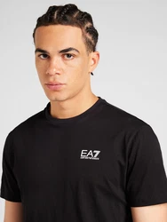 EA7 Emporio Armani T-Shirt schwarz/weiß