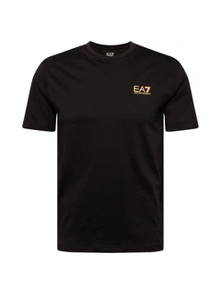 EA7 Emporio Armani T-Shirt gold/schwarz EA7 Emporio Armani T-Shirt gold/schwarz