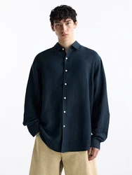 Pull&Bear Hemd navy