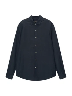 Pull&Bear Hemd navy