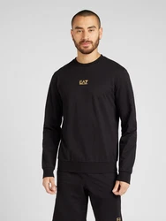 EA7 Emporio Armani Sweatshirt goldgelb/schwarz