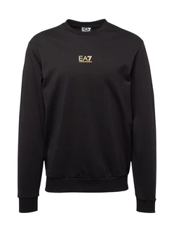 EA7 Emporio Armani Sweatshirt goldgelb/schwarz