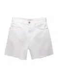 Bílé šortky z džínoviny image