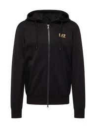 Sweatjacke gold / schwarz