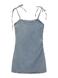 Letní šaty modrá džínovina
