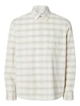 SELECTED HOMME Hemd grau/weiß