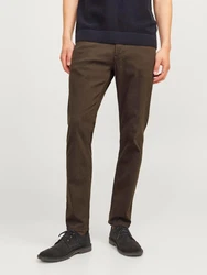 Jack & Jones Regular-fit Jeans Glenn (1-tlg) dunkelbraun