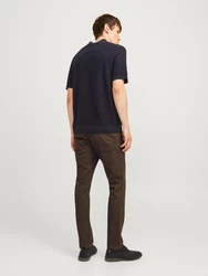 Jack & Jones Regular-fit Jeans Glenn (1-tlg) dunkelbraun
