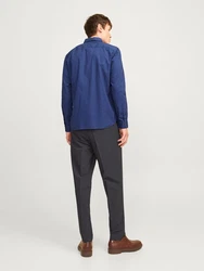 JACK & JONES Hemd Remy blau/dunkelblau/wei