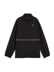 PUMA Sweatjacke schwarz/weiß