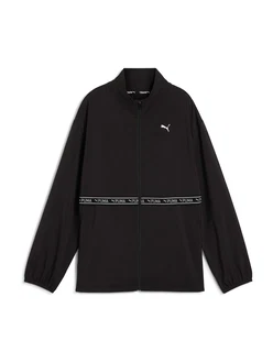 PUMA Sweatjacke schwarz/weiß