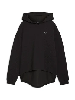 PUMA Sweatshirt 'Q4 Studio' schwarz/weiß