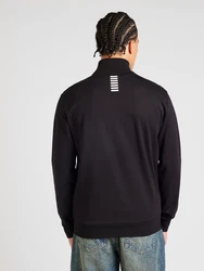 EA7 Emporio Armani Sweatjacke schwarz/weiß