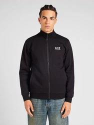 EA7 Emporio Armani Sweatjacke schwarz/weiß