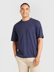 TOPMAN T-Shirt marineblau