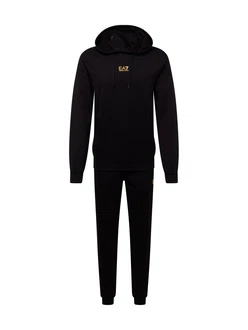 EA7 Emporio Armani Jogginganzug gold/schwarz