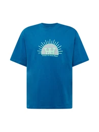 T-Shirt 'Asa Resort' blau / trkis / rauchblau
