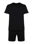 Trendyol Pyjama Schlafanzug schwarz