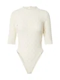 Bež Čipkasti Pamučni Topovi image