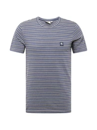 T-Shirt creme / marine / offwhite