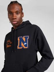 Nike Sportswear Sweatshirt 'CLUB' blau/orange/schwarz/weiß