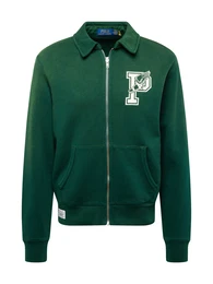 Sweatjacke 'FZBAYPORTM3' dunkelgrn / wei